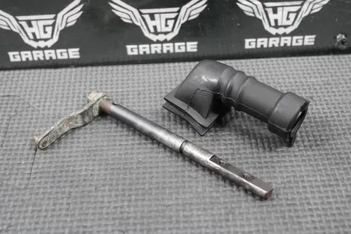1991 88-91 KAWASAKI KX125 OEM EXHAUST POWER VALVE LINKAGE GOVERNOR ROD & BOOT