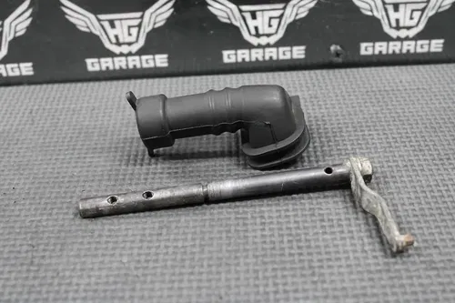 1991 88-91 KAWASAKI KX125 OEM EXHAUST POWER VALVE LINKAGE GOVERNOR ROD & BOOT