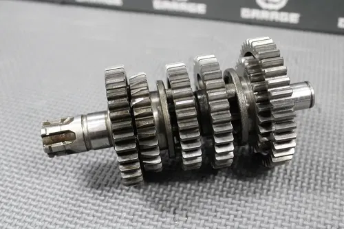 1985 KAWASAKI KX80 OEM ENGINE TRANSMISSION TRANNY TRANS SHIFT FORKS SHAFTS GEARS