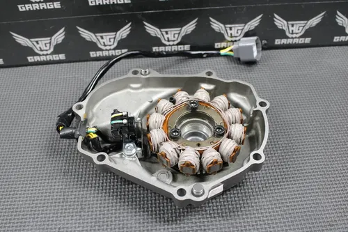 2018 16-18 KAWASAKI KX450F OEM STATOR MAGNETO GENERATOR ALTERNATOR & COVER GOOD!