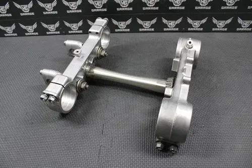 1999 HONDA CR250R OEM FRONT FORKS LOWER UPPER TRIPLE TREE STEM BAR CLAMP