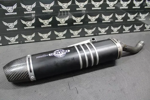 2000 2001 HONDA CR250R SCALVINI RACING MUFFLER EXHAUST SILENCER SLIP ON PIPE