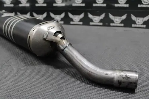 2000 2001 HONDA CR250R SCALVINI RACING MUFFLER EXHAUST SILENCER SLIP ON PIPE