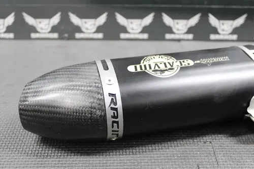 2000 2001 HONDA CR250R SCALVINI RACING MUFFLER EXHAUST SILENCER SLIP ON PIPE