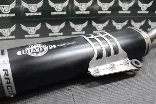 2000 2001 HONDA CR250R SCALVINI RACING MUFFLER EXHAUST SILENCER SLIP ON PIPE