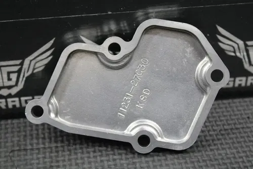 1996 93-96 SUZUKI RM125 OEM EXHAUST POWER VALVE CYLINDER SIDE COVERS 11248-27C30