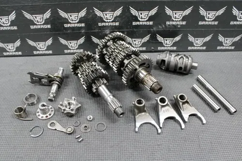 2009 KAWASAKI KLX250SF OEM TRANSMISSION TRANS GEARBOX GEARS SHIFT FORKS NICE!