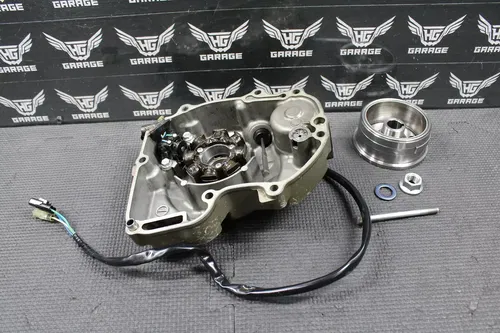 2006 04-08 HONDA CRF250R OEM STATOR MAGNETO ROTOR FLYWHEEL ALTERNATOR LEFT COVER