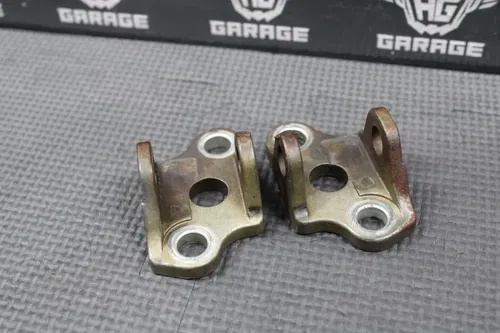 2008 2009 YAMAHA YZ250F YZ450F OEM RIGHT LEFT FOOT PEGS PEDALS FOOTPEGS BRACKETS