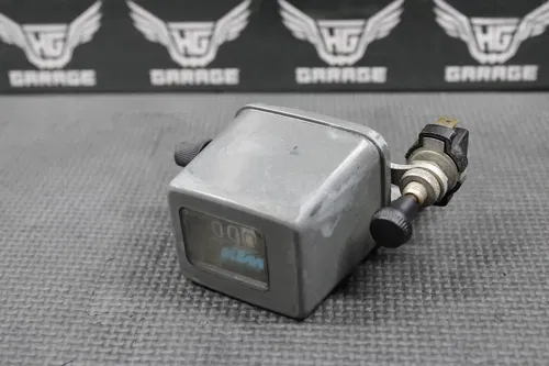 1995 KTM 250 EXC OEM ODOMETER MILE COUNTER & BRACKET 54611120200 58011180000