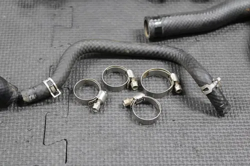 2012 KAWASAKI 10-15 KX450F OEM RIGHT SIDE RADIATOR HOSES JOINTS COOLER RAD