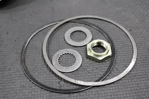 KAWASAKI KDX250SR KDX250 SR OEM CLUTCH BASKET W PLATES HUB HOUSING 13095-1255