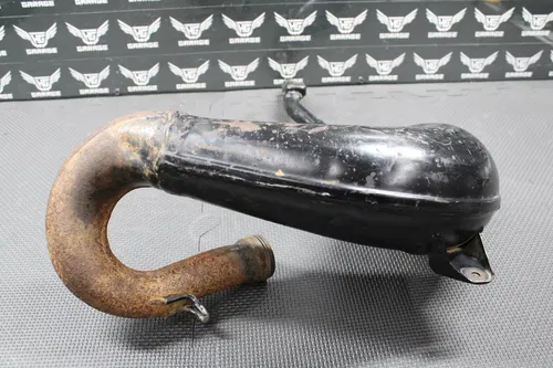 2001 97-01 YAMAHA YZ80 OEM EXHAUST PIPE CHAMBER HEADER 4ES-14610-10-00