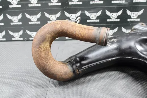 2001 97-01 YAMAHA YZ80 OEM EXHAUST PIPE CHAMBER HEADER 4ES-14610-10-00
