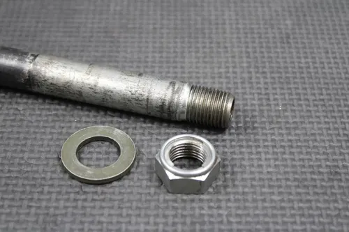2000 SUZUKI DRZ400 DRZ400E OEM REAR BACK SWINGARM BOLT SHAFT NUT 61211-29F00