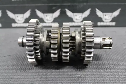 2002 99-02 KAWASAKI KX125 OEM TRANSMISSION TRANNY OUTPUT SHAFT GEARS 13128-1231