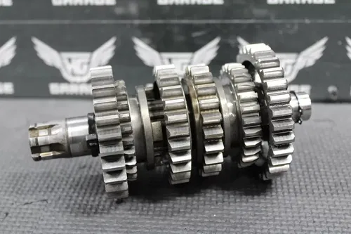 2002 99-02 KAWASAKI KX125 OEM TRANSMISSION TRANNY OUTPUT SHAFT GEARS 13128-1231