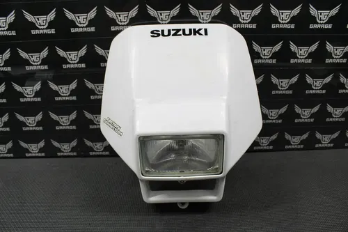2000 2001 SUZUKI DRZ400 DRZ400E OEM WHITE HEADLIGHT SHROUD COVER HOUSING BULB