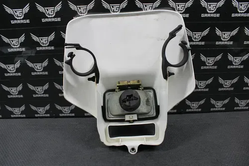 2000 2001 SUZUKI DRZ400 DRZ400E OEM WHITE HEADLIGHT SHROUD COVER HOUSING BULB