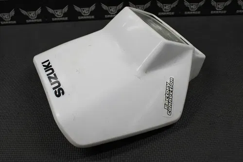 2000 2001 SUZUKI DRZ400 DRZ400E OEM WHITE HEADLIGHT SHROUD COVER HOUSING BULB