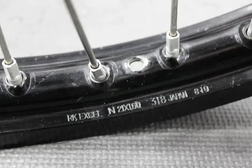 2009 KAWASAKI KX250F OEM EXCEL BLACK 21" FRONT WHEEL RIM HUB 41090-5226