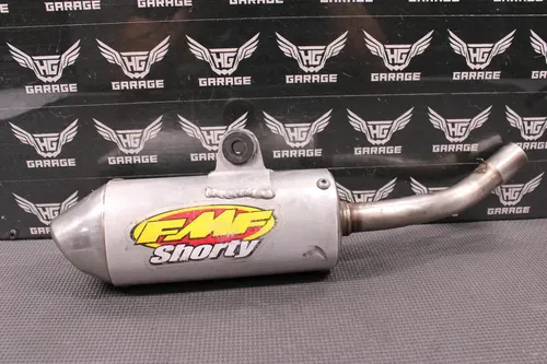 1999 98 HONDA CR125R FMF POWERCORE SHORTY MUFFLER EXHAUST SILENCER SLIP ON PIPE