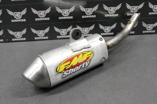 1999 98 HONDA CR125R FMF POWERCORE SHORTY MUFFLER EXHAUST SILENCER SLIP ON PIPE