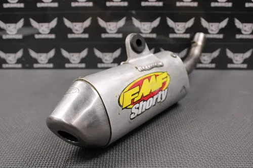 1999 98 HONDA CR125R FMF POWERCORE SHORTY MUFFLER EXHAUST SILENCER SLIP ON PIPE