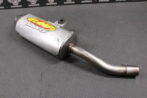 1999 98 HONDA CR125R FMF POWERCORE SHORTY MUFFLER EXHAUST SILENCER SLIP ON PIPE