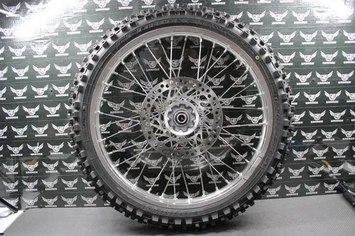2002 2003 HONDA CR250R CRF450R OEM FRONT WHEEL RIM HUB TIRE ROTOR 44650-KZ3-J40
