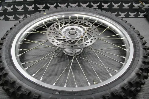 2002 2003 HONDA CR250R CRF450R OEM FRONT WHEEL RIM HUB TIRE ROTOR 44650-KZ3-J40