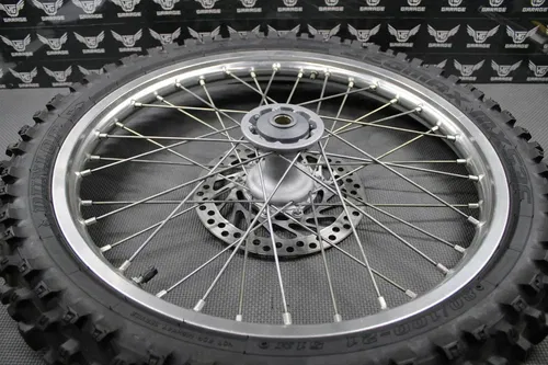 2002 2003 HONDA CR250R CRF450R OEM FRONT WHEEL RIM HUB TIRE ROTOR 44650-KZ3-J40