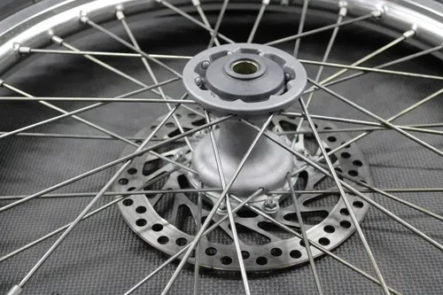 2002 2003 HONDA CR250R CRF450R OEM FRONT WHEEL RIM HUB TIRE ROTOR 44650-KZ3-J40