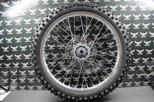 2002 2003 HONDA CR250R CRF450R OEM FRONT WHEEL RIM HUB TIRE ROTOR 44650-KZ3-J40