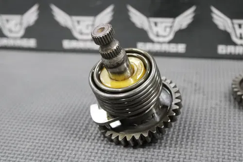 1985 KAWASAKI 84-90 KX80 OEM KICKSTART KICK START SHAFT W IDLER GEAR 13066-1055