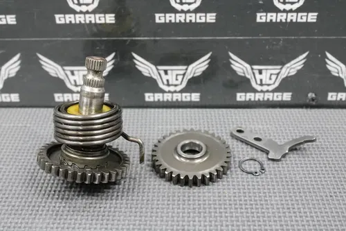 1985 KAWASAKI 84-90 KX80 OEM KICKSTART KICK START SHAFT W IDLER GEAR 13066-1055