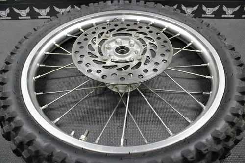 2007 HONDA CRF150R 07-22 OEM DID 17" FRONT WHEEL RIM HUB TIRE 44650-KSE-670