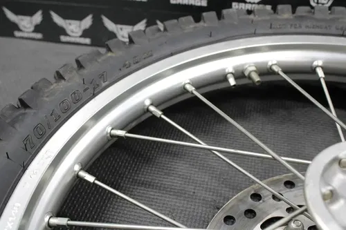 2007 HONDA CRF150R 07-22 OEM DID 17" FRONT WHEEL RIM HUB TIRE 44650-KSE-670