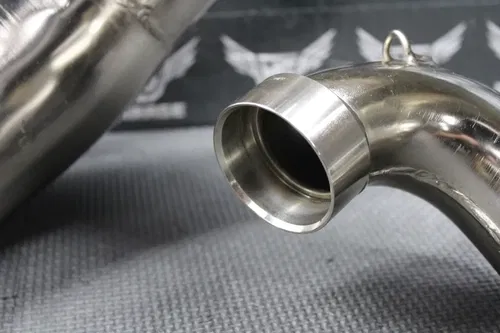 2002 HONDA CR250R FMF GOLD SERIES EXHAUST PIPE CHAMBER HEADER 021006 LIKE NEW!