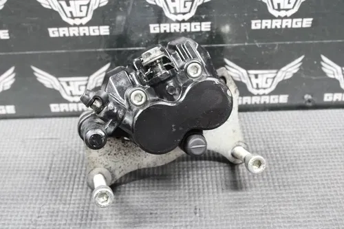 2009 2010 KAWASAKI KLX250SF OEM FRONT BRAKE CALIPER & BRACKET 43080-0064-25S