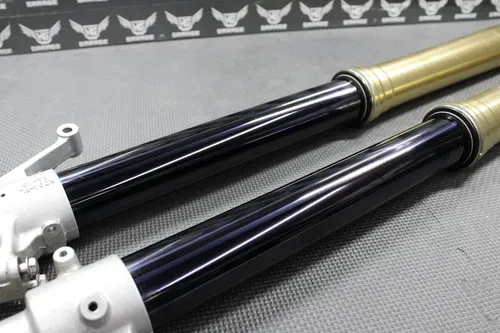 2014 KAWASAKI KX250F OEM SHOWA SFF RIGHT LEFT FRONT SUSPENSION FORKS SHOCKS DLC