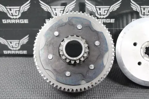 2001 SUZUKI 89-01 RM80 OEM CLUTCH BASKET PRESSURE PLATE CENTER HUB 21200-02B41