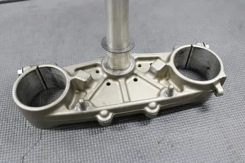 2009 YAMAHA YZ450F OEM FRONT FORKS LOWER UPPER TRIPLE TREE STEM BAR CLAMP STEM