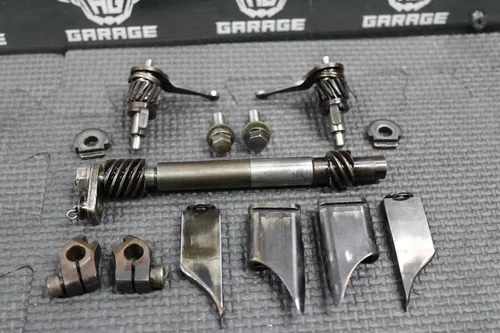1997 93-97 HONDA CR125R OEM HPP POWERVALVE POWER VALVE PINION SHAFT VALVES ASSY
