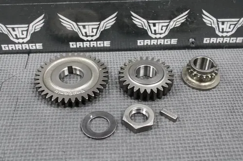 2000 SUZUKI DRZ400 OEM ENGINE CRANKSHAFT PRIMARY MAIN DRIVE TIMING GEARS SET