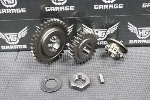 2000 SUZUKI DRZ400 OEM ENGINE CRANKSHAFT PRIMARY MAIN DRIVE TIMING GEARS SET