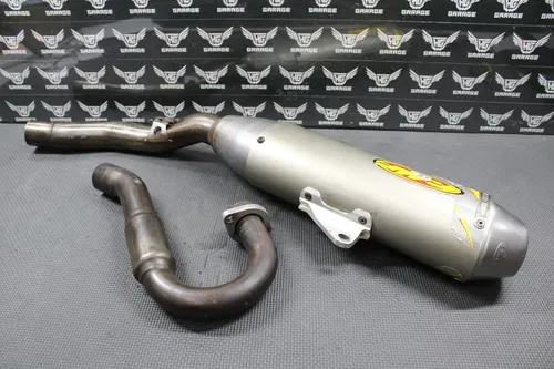 2010 2011 YAMAHA YZ250F FMF POWERCORE 4 FULL EXHAUST PIPE CHAMBER HEADER MUFFLER