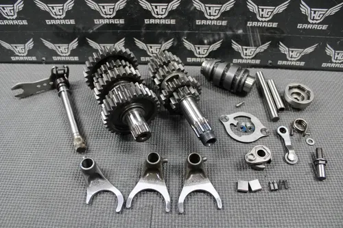2013 SUZUKI 13-15 RMZ250 OEM TRANSMISSION TRANNY GEARBOX GEARS SHIFT FORKS NICE!