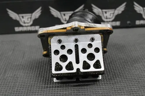 1995 1996 HONDA CR250R OEM INTAKE JOINT CARB BOOT REED BLOCK VALVE 16221-KZ3-B10