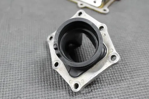 1995 1996 HONDA CR250R OEM INTAKE JOINT CARB BOOT REED BLOCK VALVE 16221-KZ3-B10